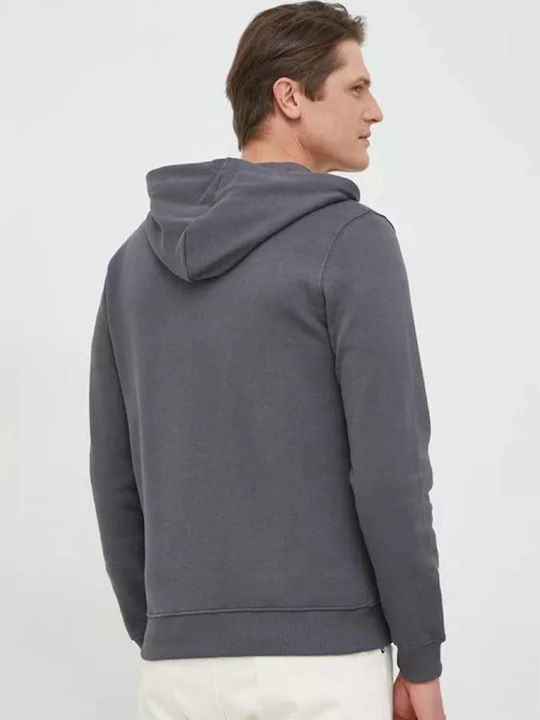 Pepe Jeans Ryan Herren Sweatshirt Jacke mit Kapuze und Taschen Schwarz