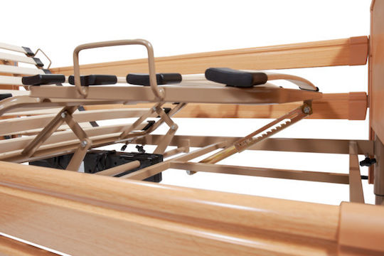 Mobiak Virgo Electric Polyhedron Hospital Bed with Posted on & Railings 0803152