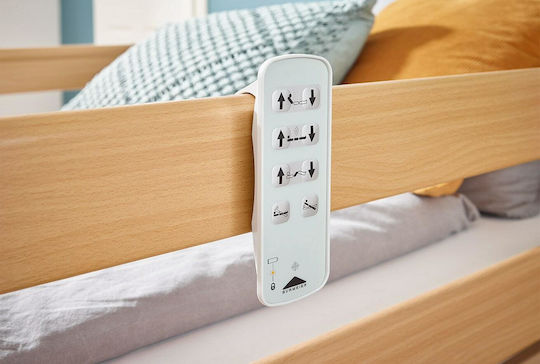 Burmeier DALI STANDARD 24V Electric Polyhedron Hospital Bed with Posted On Brakes Two Sideboards Sidebar 0805071