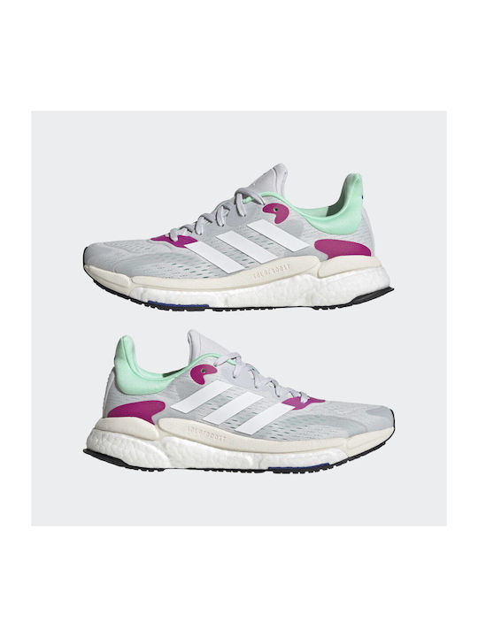 Solarboost 4 Damen Sportschuhe Laufen Dash Grey / Zero Metalic / Pulse Mint