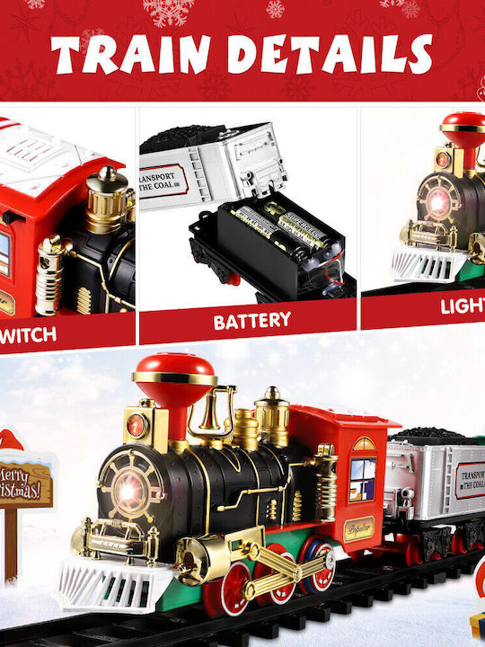 Iluminată De Crăciun Figurină cu Muzică Christmas Train