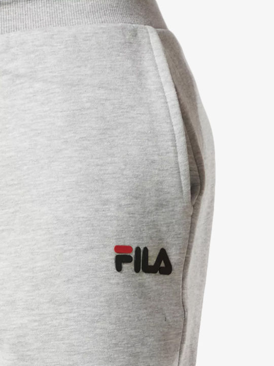 Rubin Sweatpants with Elastic Light Grey Marl