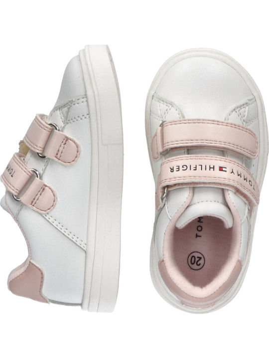 Kids Sneakers with Scratch White