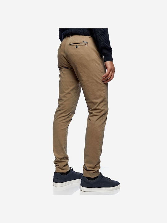 Brokers Jeans Herrenhose Chino Elastisch Beige