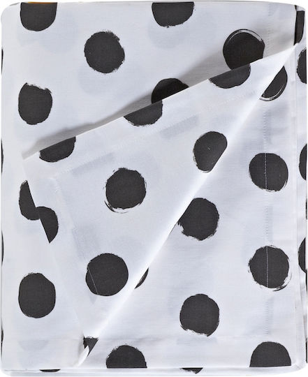 Kentia Checkered Pearl White / Black 160x160cm