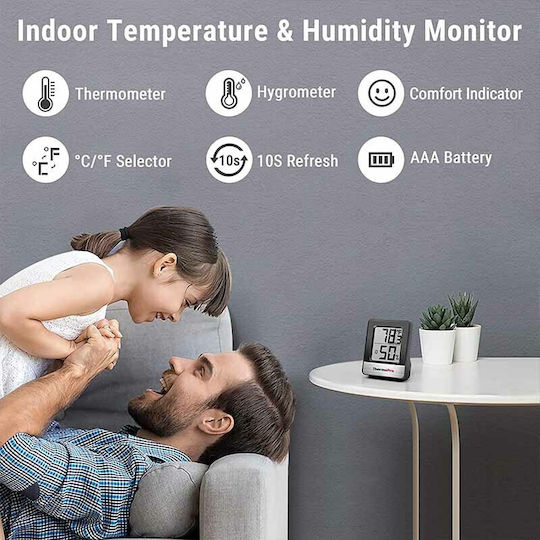 Thermo Pro Indoor Thermometer & Hygrometer Wall Mounted / Tabletop TP-49B