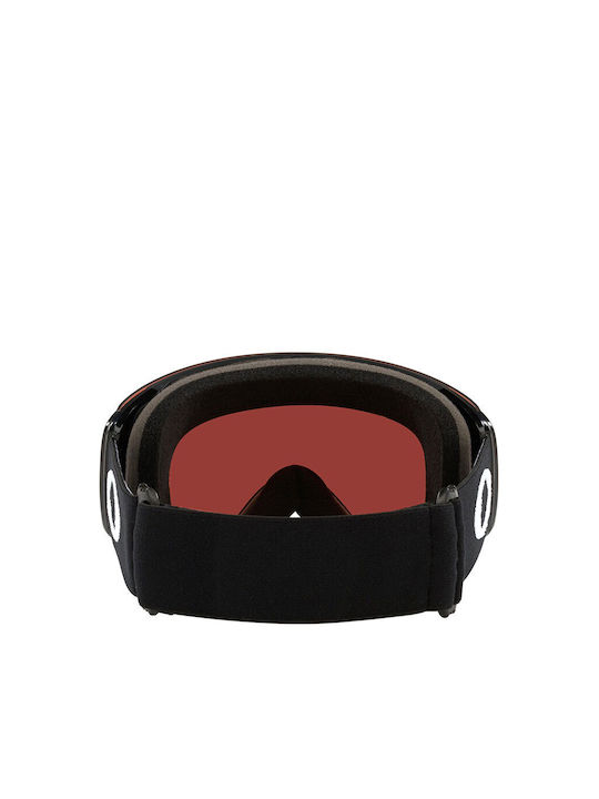 Oakley Flight Deck Ски & Сноуборд Маска Детска Черен с Леща Димен в Цвят Розов