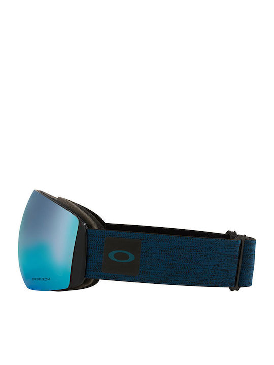Oakley Flight Deck Ски & Сноуборд Маска Детска Син с Леща Димен в Цвят Син