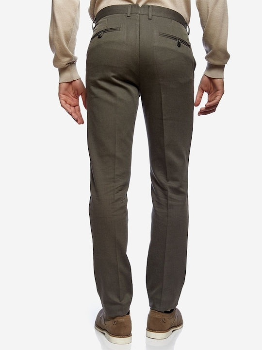 Sogo Men's Trousers Suit Elastic Oil