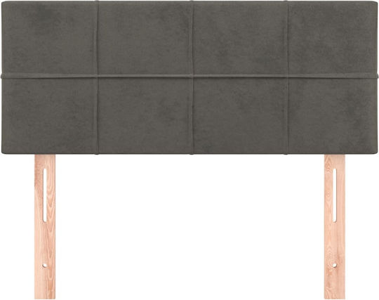 vidaXL Fabric Bed Headboard Dark Gray 90x78cm