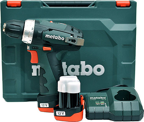 Metabo PowerMaxx BS Basic Battery Drill Driver 12V 2x2Ah