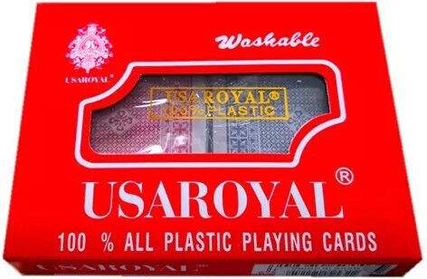 Argy Toys Royalty Set Plastic Card Deck Red/Blue 2pcs