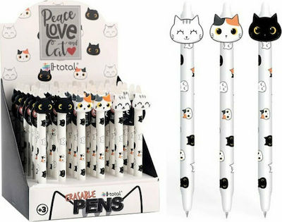 I-Total Στυλό Ballpoint Frixion Cats (Διάφορα Σχέδια)