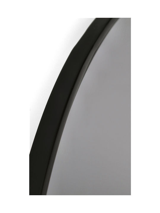 Bizzotto Wall Mirror with Black Metal Frame length 70cm 1pcs