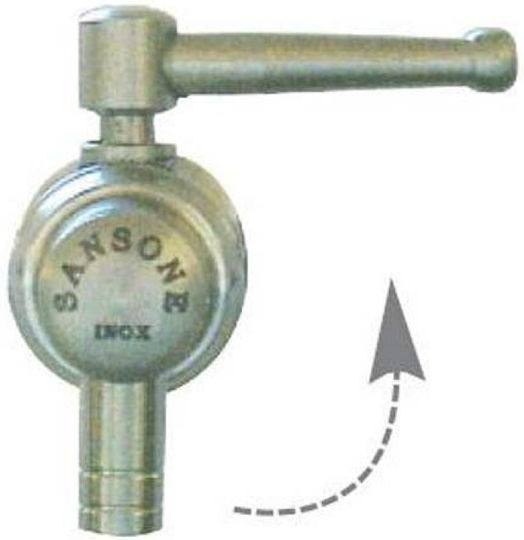 Unimac 693204 Edelstahlzapfhahn für Öl-/Weinbehälter 3/4"