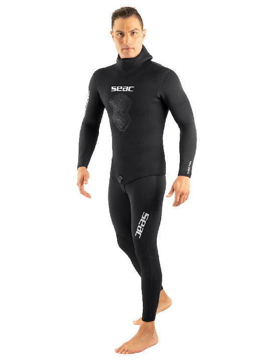 Seac Royal Divisible Double-Lined Black Wetsuit 3.5mm