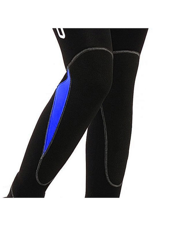 CressiSub Medas Geteilte Kleidung Taucheranzug Doppelgenäht mit Reißverschluss Blau 5mm