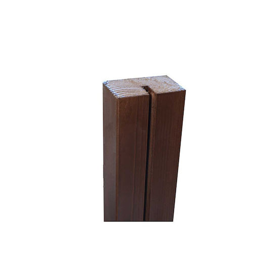 Showood Garden Fence Post Brown made of Wood 96.5x7x4.5cm Brown