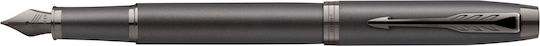 Parker IM Monochrome Replacement Nib Medium 1mm Black made of Brass with Black Ink and with 1 Replacement Nibs
