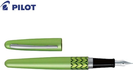 Pilot Πένα Γραφής Medium 1mm Πράσινη από Ατσάλι
