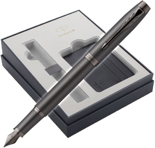 Parker IM Monochrome Writing Pen Fine Black made of Brass