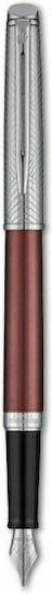 Waterman Hemisphere Privee Cuivre CT Writing Pen Medium Red with Blue Ink