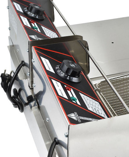 Andowl Electric Fryer Double 5kW Capacity 2x6lt 56x45.5x29cm