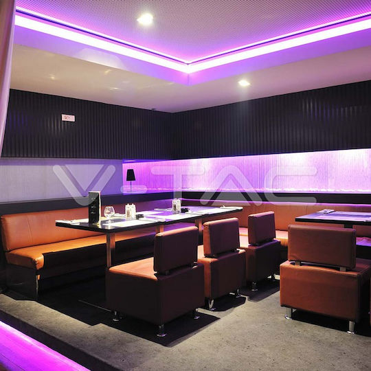 V-TAC Bandă LED 24V RGB Lumină 5m Tip COB cu Telecomandă