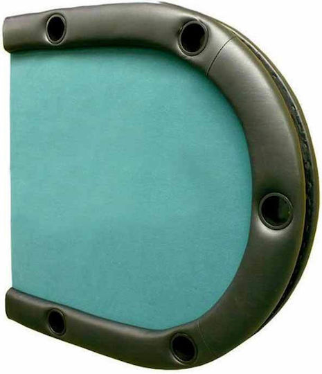Vag Elegance Masa de poker Metalic Pliabil Verde 213x106cm. Pliere 1buc