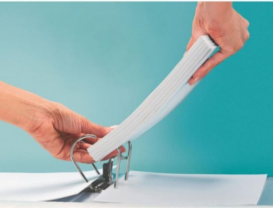 Leitz Κλασέρ 8/32 για Χαρτί A4 με 2 Κρίκους Λευκό Style Active Artic 1τμχ