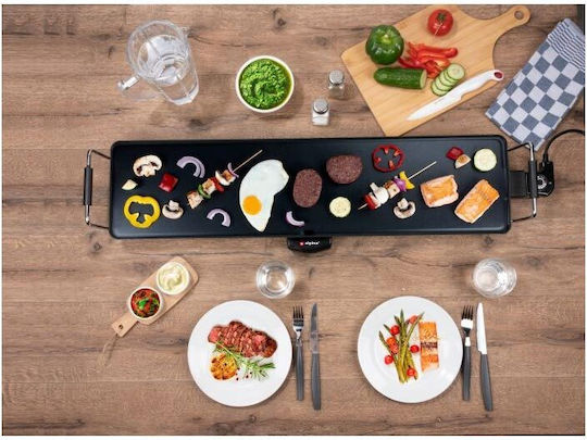 Alpina Appliances Teppanyaki Grilling Plate with Adjustable Thermostat 1800W 87x23cm.