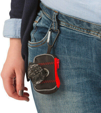 Kerbl Dog Waste Bag Holder Black