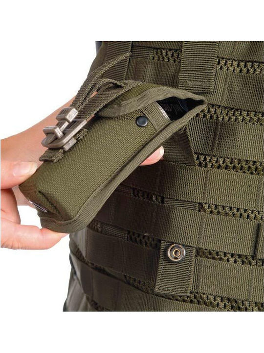 Mil-Tec Kampfweste Khaki Militärweste mit Taschen Khaki