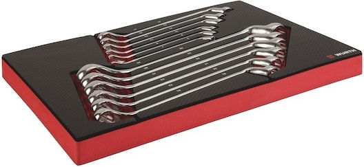 Wurth Set de 12 Duble Chei poligonale Curbe