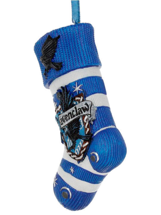 Nemesis Now Ravenclaw Stocking Christmas Decorative Blue Socks H9.5cm