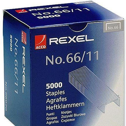 Rexel Staples 66/11 5000pcs 66-11