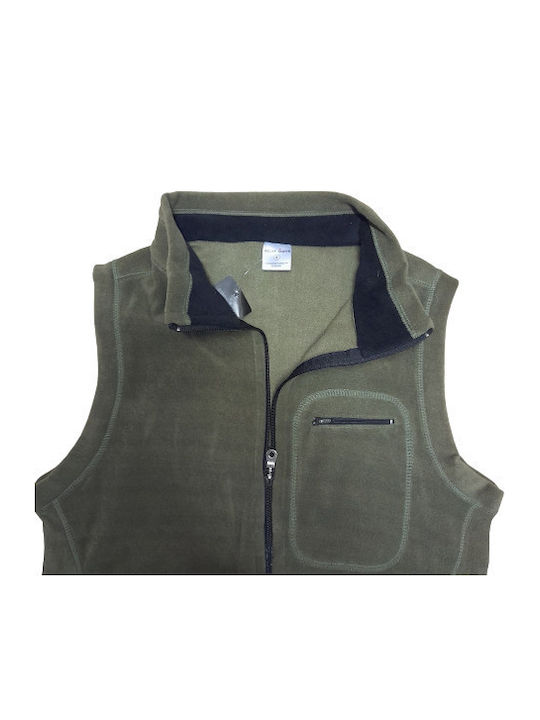 Ανδρική Ζακέτα Fleece Χακί