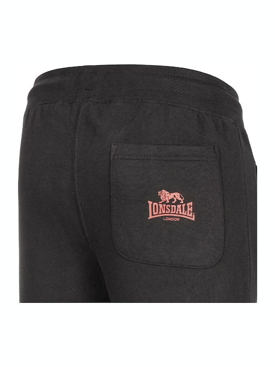 Lonsdale Wellingham Jogger Pants Black / Red