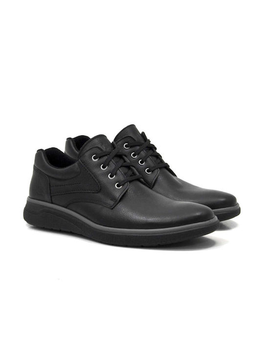 Commanchero Original Piele Pantofi casual pentru bărbați Anatomic Negre