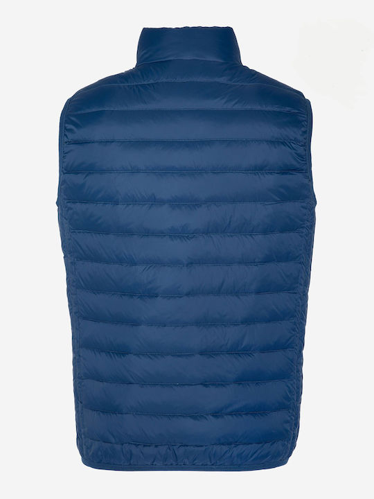 Schott NYC OAKLANDVRS Lightweight sleeveless down jacket eco-friendly Blue