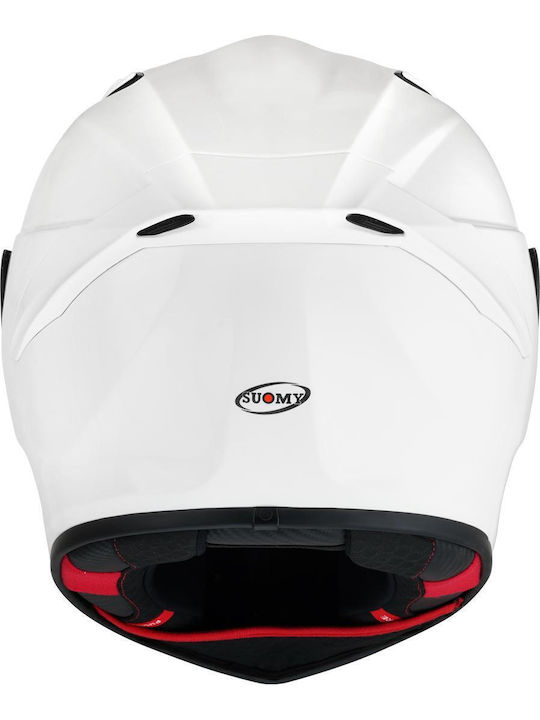 Suomy Track-1 Plain W3 / White Κράνος Μηχανής Full Face ECE 22.06 1350gr