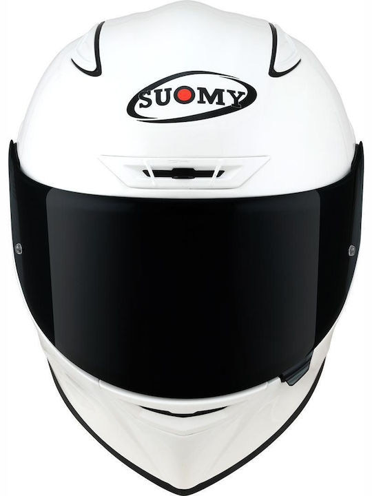 Suomy Track-1 Plain W3 / White Κράνος Μηχανής Full Face ECE 22.06 1350gr