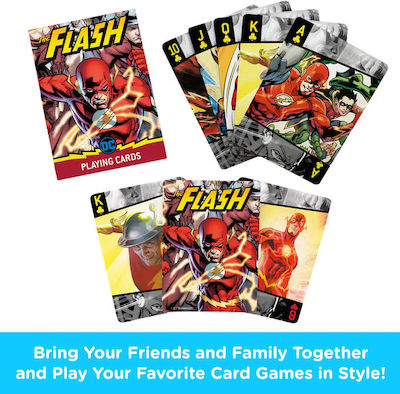 Aquarius DC Comics The Flash Plasticized Collectable Card Deck