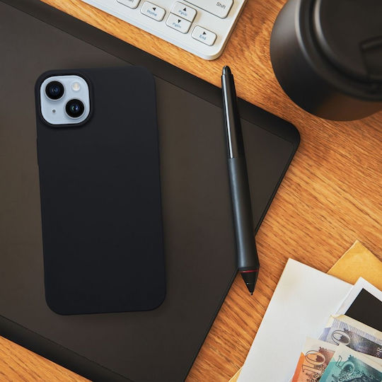 Matt Back Cover Σιλικόνης Μαύρο (Galaxy A04s)