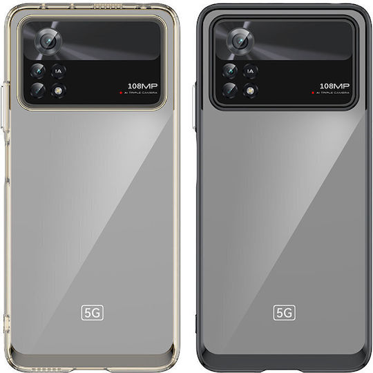 Hurtel Outer Space Back Cover Plastic / Silicone Blue (Poco X4 Pro 5G)