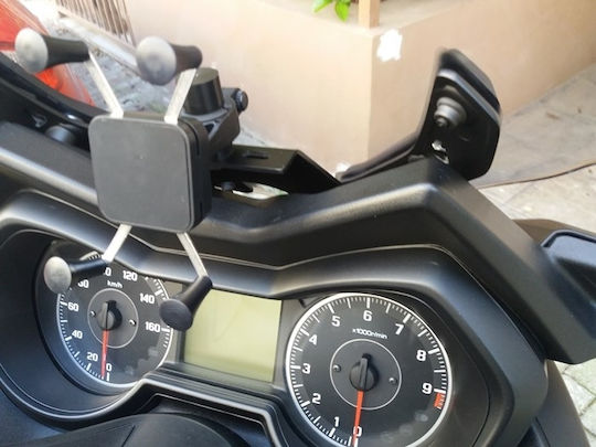 Moto Discovery Motorcycle Mobile Mount Bar Support for Yamaha X-MAX 125 X-MAX 300 X-MAX 400