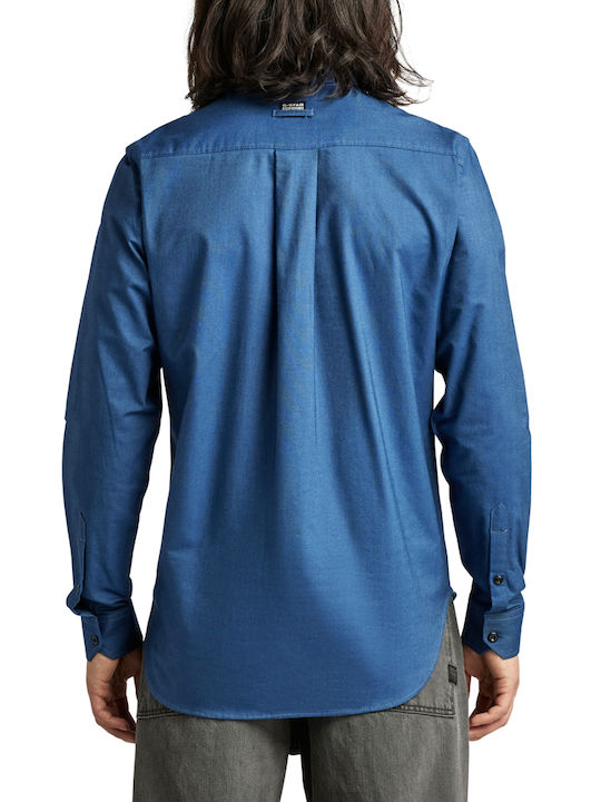 G-Star Raw Secret Utility Baumwolle Hemd Blau