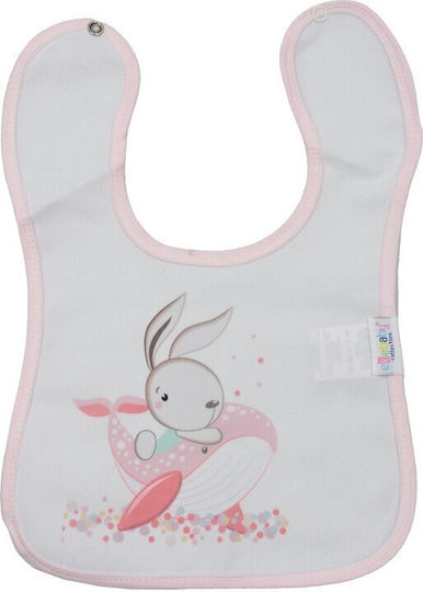 Kamtex Baby Whale Waterproof Coverall Fabric with Button Pink