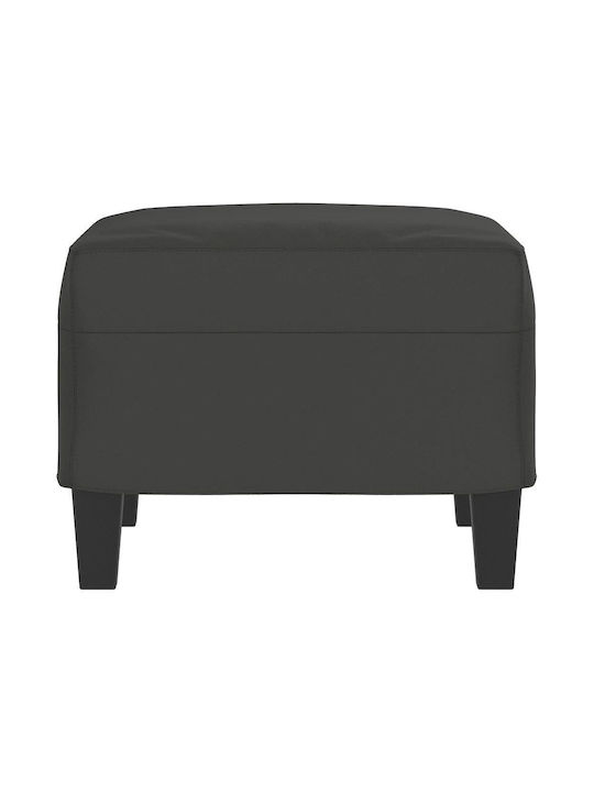 Fabric Upholstered Footstool Dark Gray 60x50x41cm