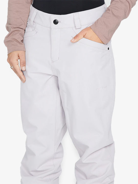 Volcom Sn Hallen H1352307-AMS Γυναικείο Παντελόνι Σκι & Snowboard Λευκό